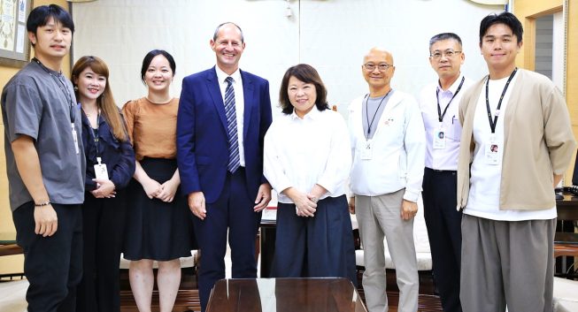 深化臺歐地方交流！歐洲經貿辦事處處長谷力哲首訪嘉義市