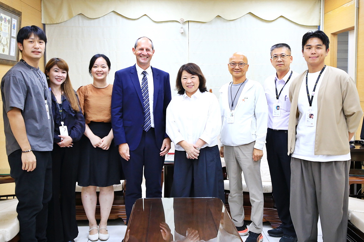 深化臺歐地方交流！歐洲經貿辦事處處長谷力哲首訪嘉義市