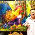 《雄雞》驚豔巴黎！國際知名畫家陳明順獲法國秋季沙龍永久會員