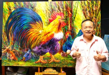 《雄雞》驚豔巴黎！國際知名畫家陳明順獲法國秋季沙龍永久會員