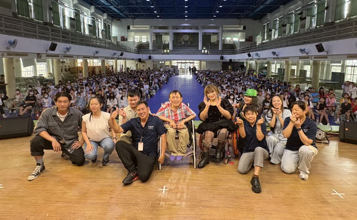 救國團嘉義團委會辦生命教育巡演　混障綜藝團演出傳遞勇氣與希望