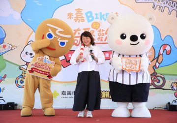嘉義市「熊出沒」！10隻大白熊化身城市觀光大使
