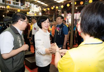 蘇巧慧新莊參拜拋「三金博物館」　打造觀光十字廊道