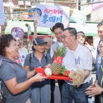 李四川新埔市場掃街獲熱情相挺　喊加速板橋醫療園區