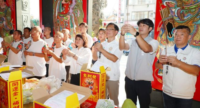 福德正神聖誕！市長黃敏惠參拜四城門土地公祈願市民闔家平安