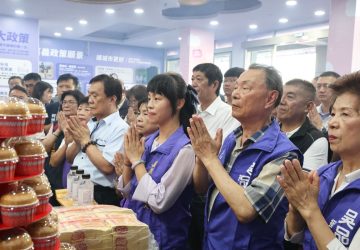 吳品叡競選團隊進駐朴子總部　在野力量集結祈福盼獲更多支持