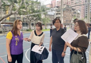 忠孝國中地坪突起逾一年　劉美芳促寒假前改善