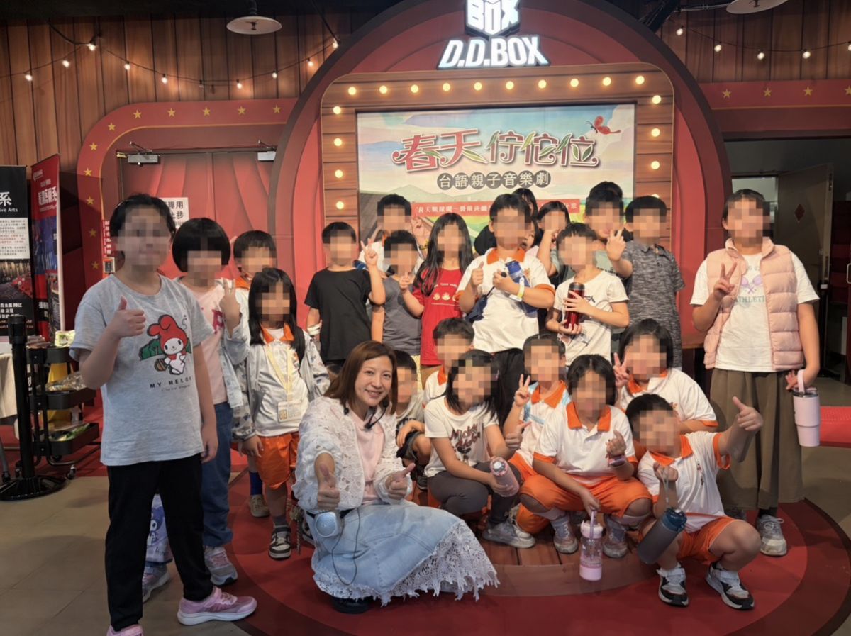 陳乃瑜媒合五校學童看音樂劇　台語文化走進孩子心中