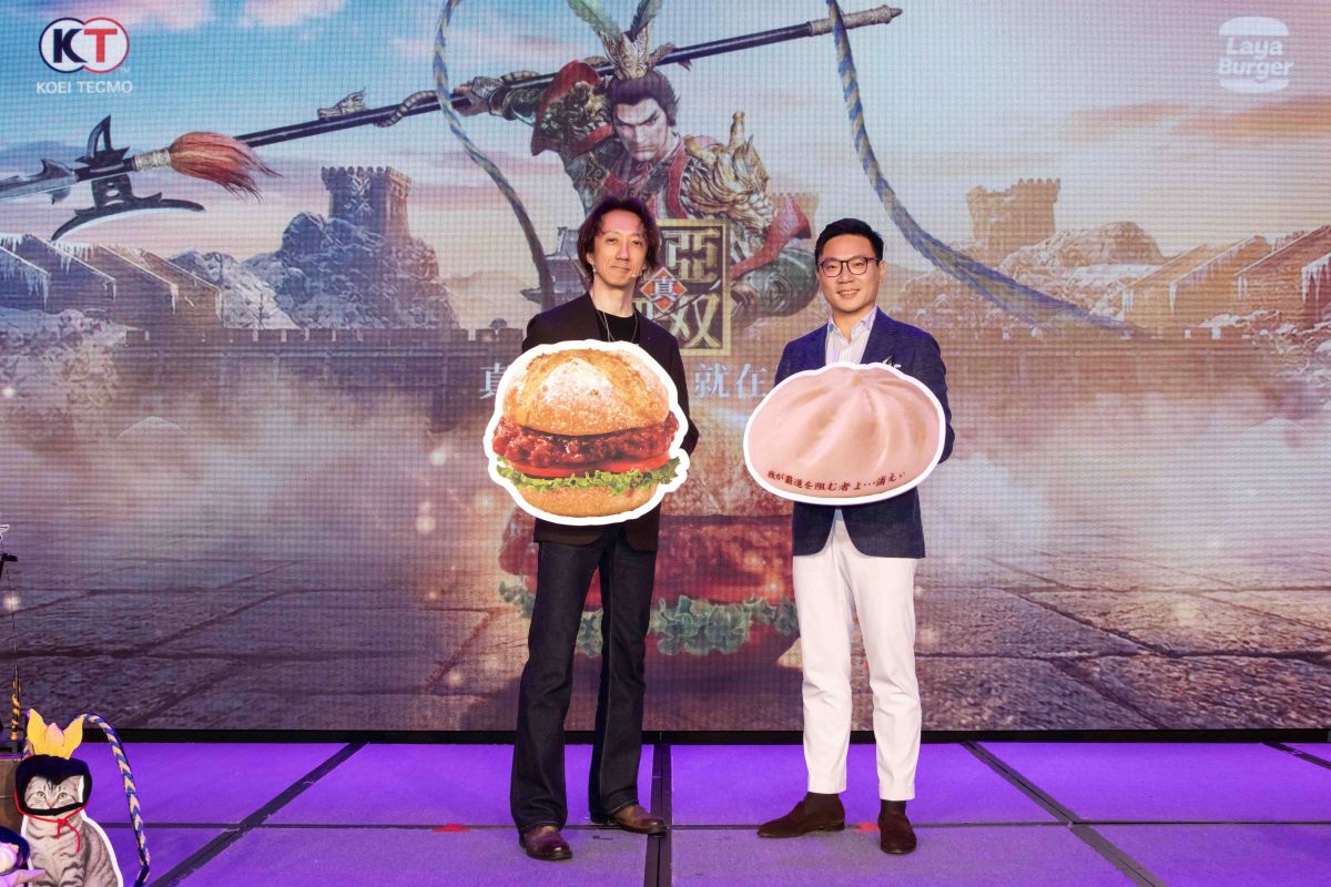 拉亞漢堡史上最大聯名！《真・三國無雙》王牌製作人來台迎戰呂布-「拉亞無雙」10/22全台開戰