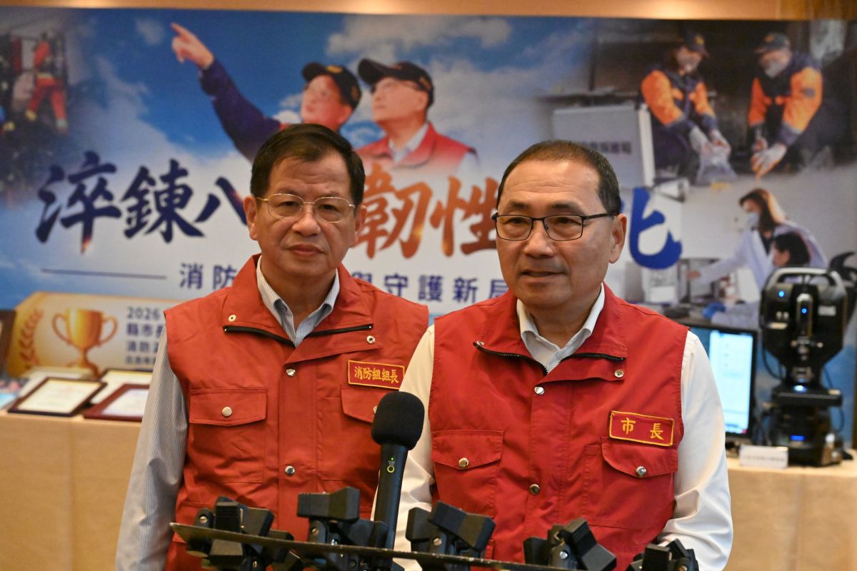 薔琵颱風假週四晚揭曉　侯友宜談選戰：政績願景決勝負