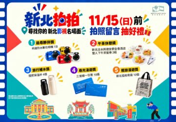 跟著電影影集遊新北！30處拍攝場景打卡抽好禮