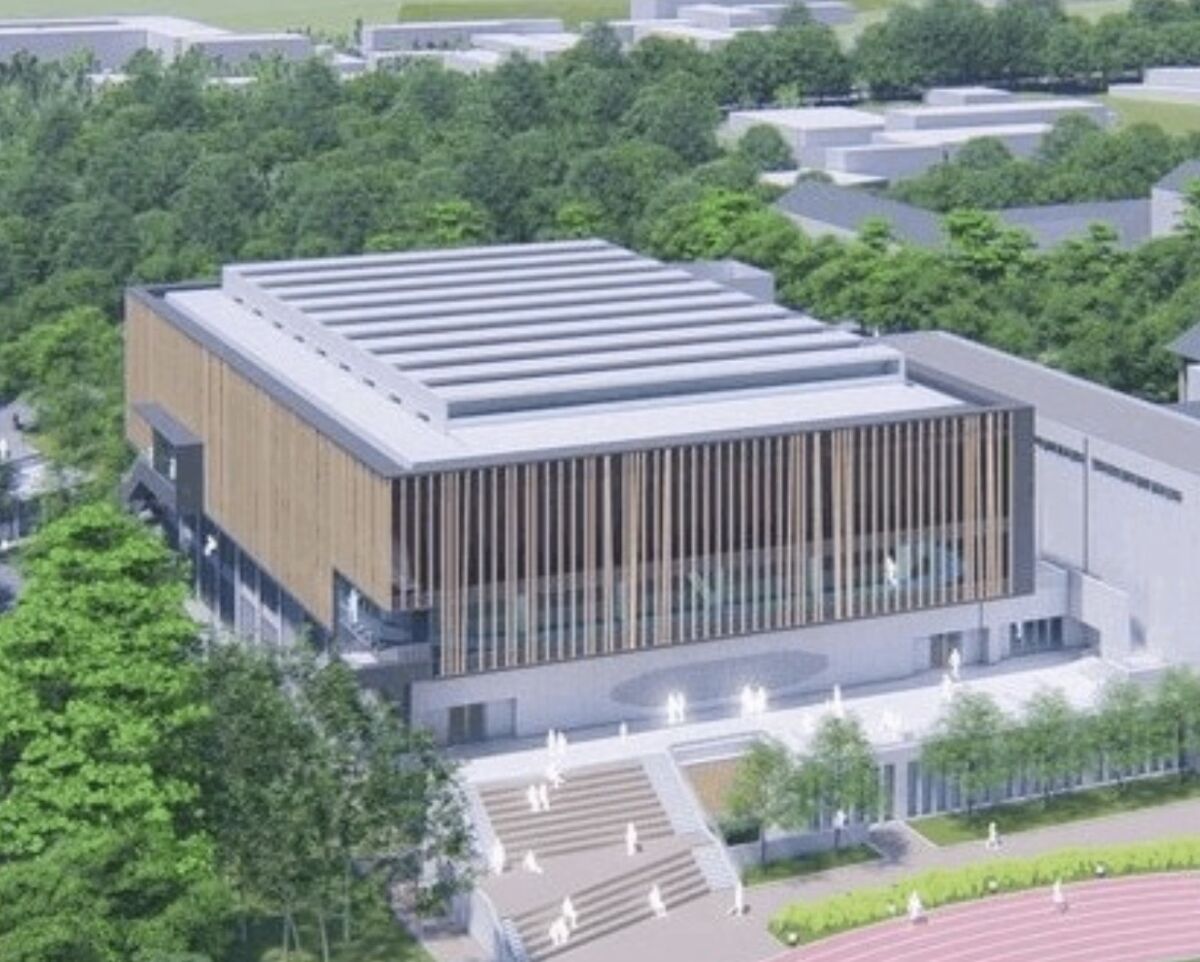 東海大學7.5億運動館亮相　楊瑞祥家族捐資校慶啟用室內跑道